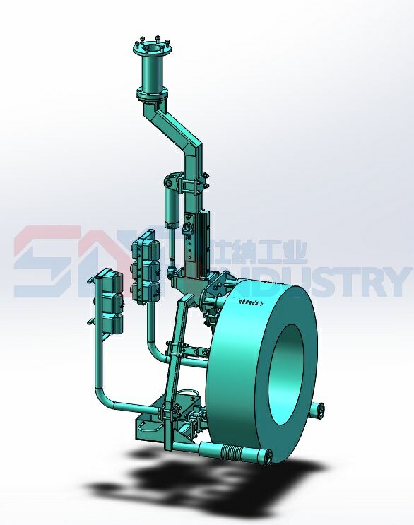 輪胎搬運(yùn)加翻轉(zhuǎn)吊具